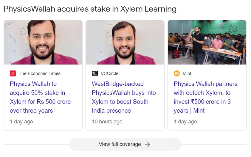 Reflecting on My Failed EdTech Startup Journey: Insights Amidst the Physics Wallah – Xylem Learning Acquisition